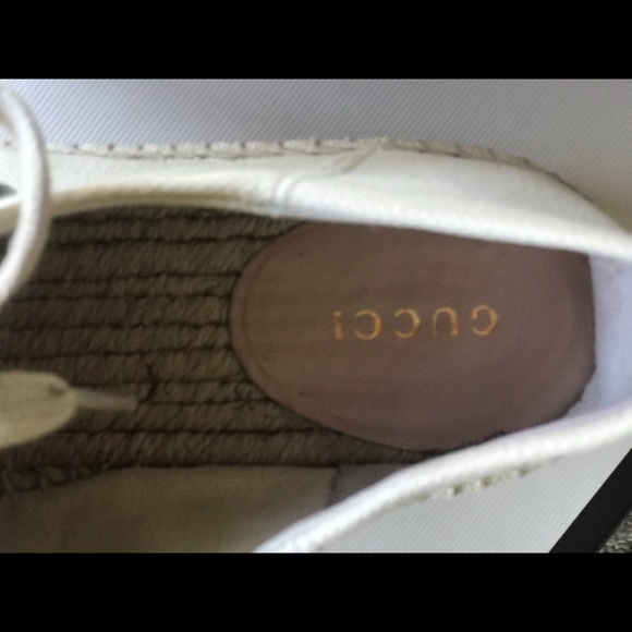 Gucci canvas platform espadrilles - NIB - 40EU - Picture 4 of 11